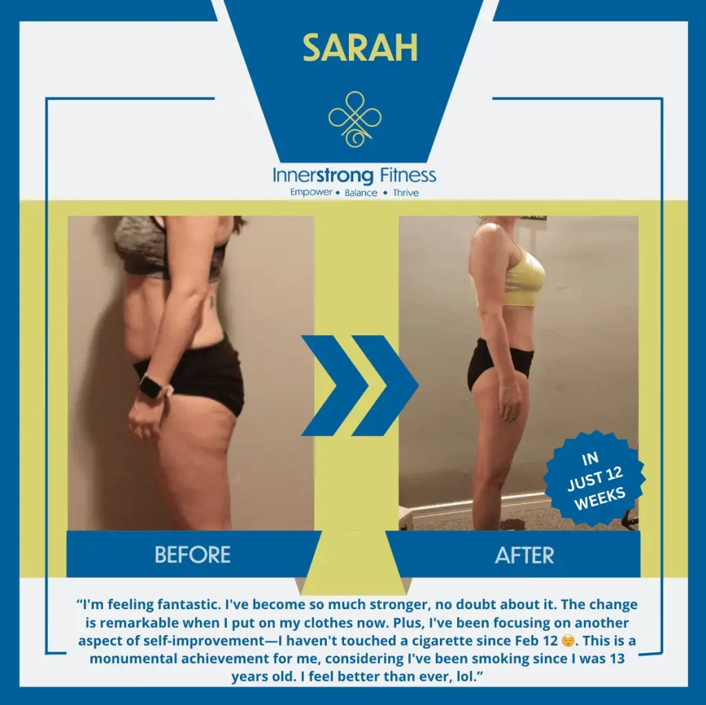 Innerstrong Fitness - Sarah Transformation